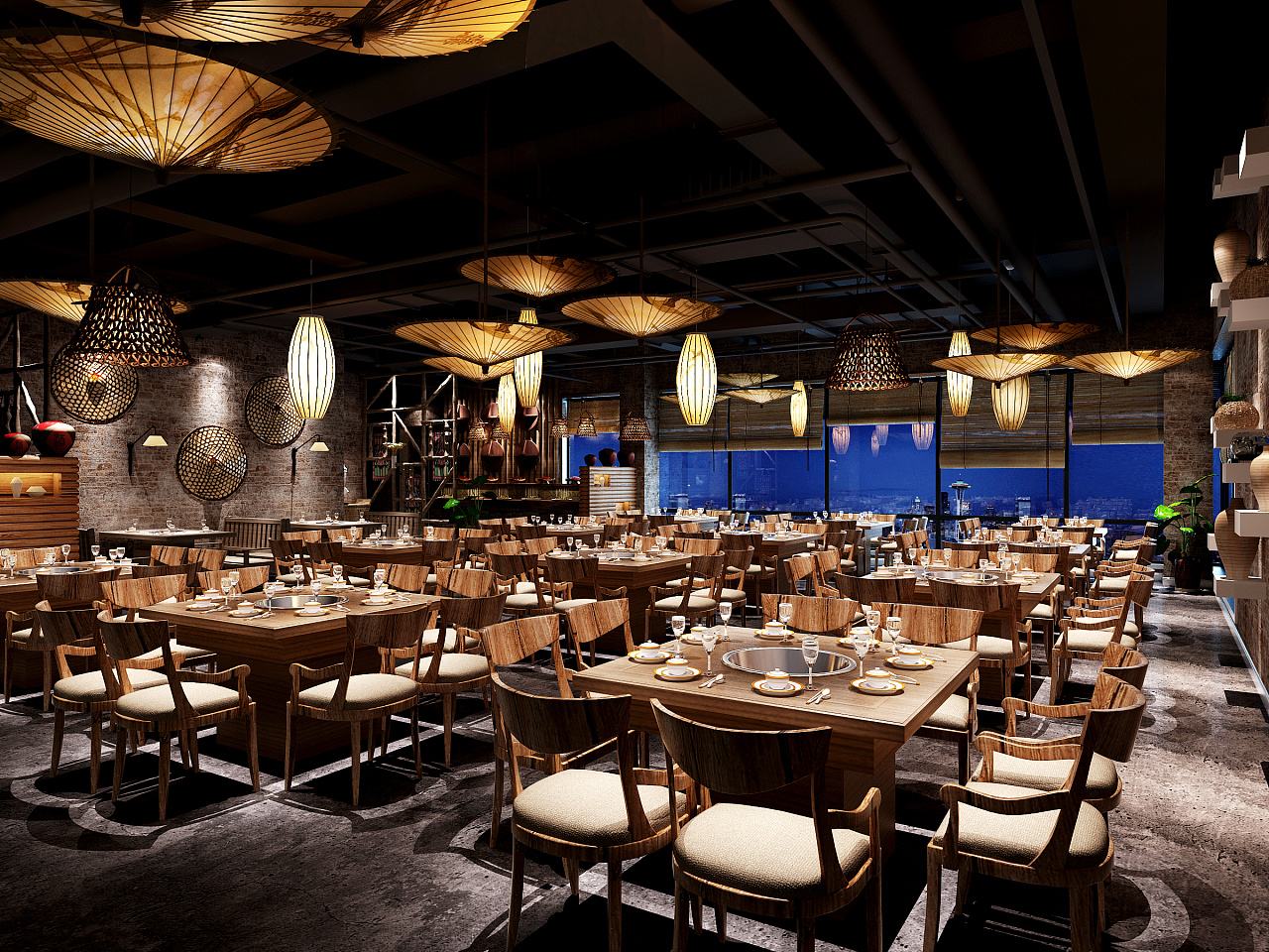 火鍋店裝修風(fēng)格類型圖片 99%的人還不知道！