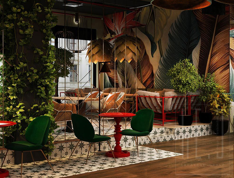 2020年最新的幾款餐廳裝修設(shè)計效果圖