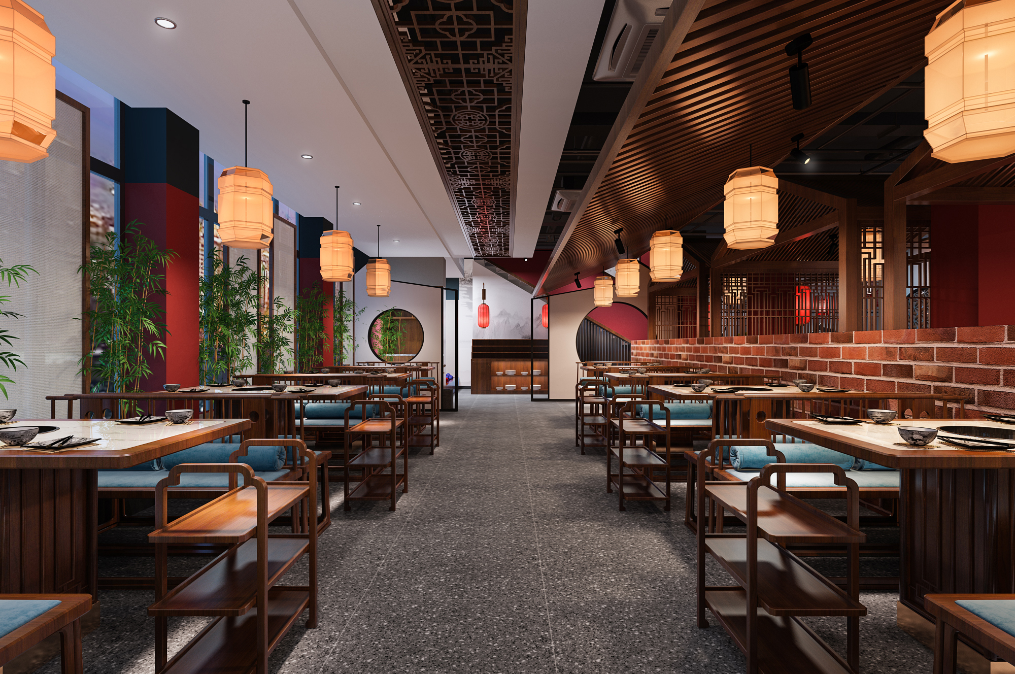 最簡單的火鍋店裝修風格，既好看又省錢！