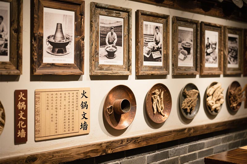 火鍋發(fā)展史介紹墻