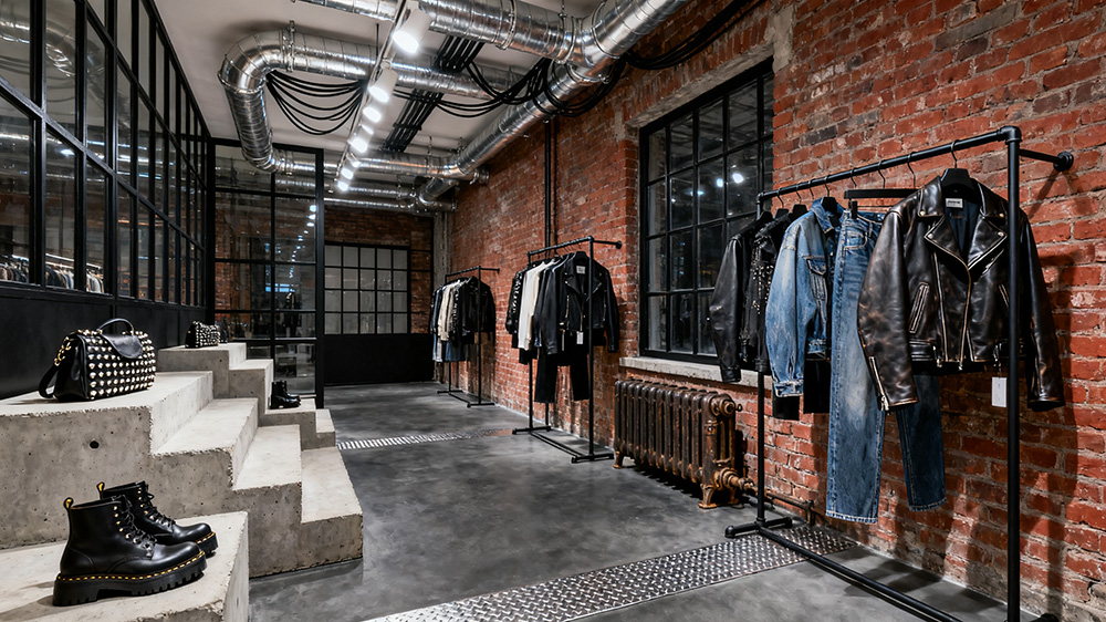 工業(yè)風(fēng)女裝店