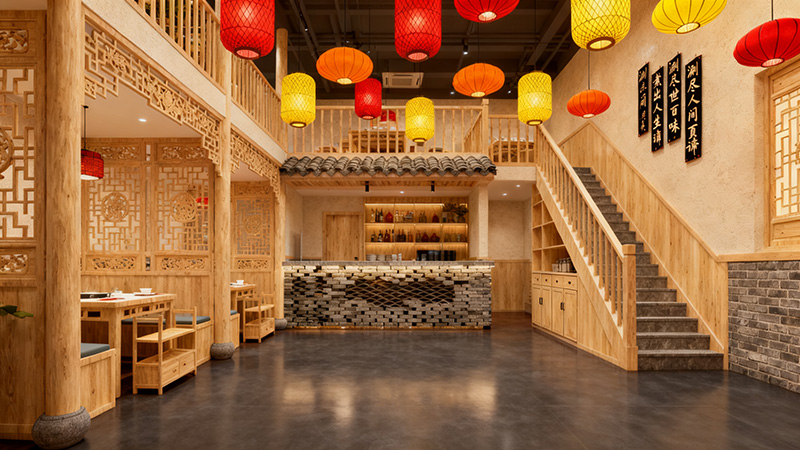 成都中式火鍋店裝修：從風(fēng)格到細(xì)節(jié)的4個(gè)實(shí)用建議